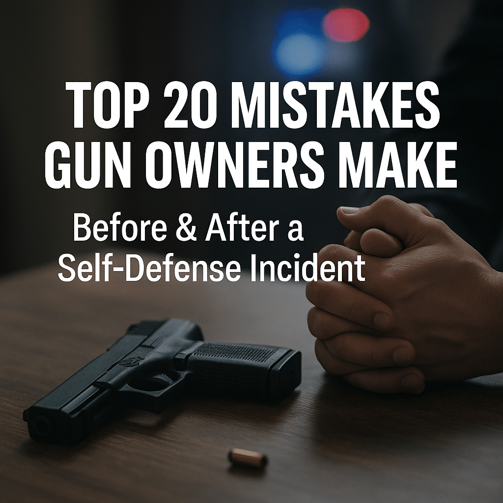 Mistakes by gun owner